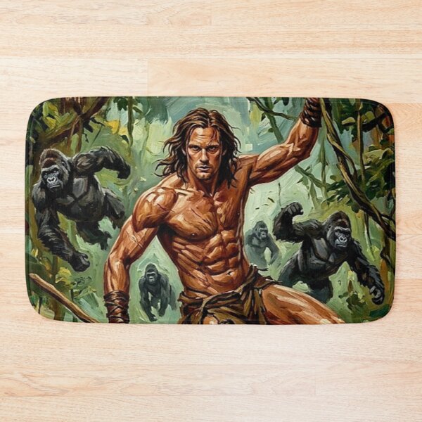 Item preview, Lord of the Jungle – Tarzan Fine Art Print designed and sold by Art's Diner.
