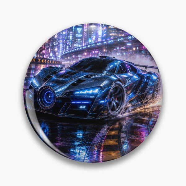 Item preview, Neon Velocity X9 – Cyberpunk Hypercar Drift designed and sold by GARAPROMOCIONES.
