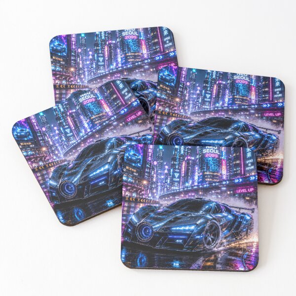 Item preview, Neon Velocity X9 – Cyberpunk Hypercar Drift designed and sold by GARAPROMOCIONES.