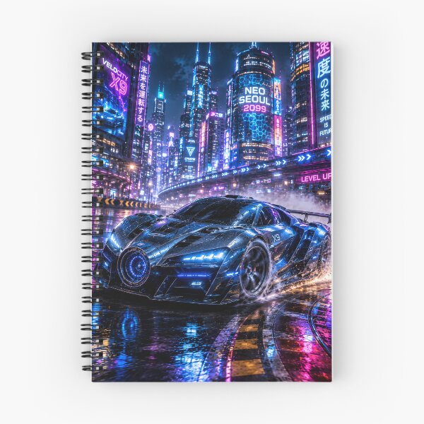 Item preview, Neon Velocity X9 – Cyberpunk Hypercar Drift designed and sold by GARAPROMOCIONES.