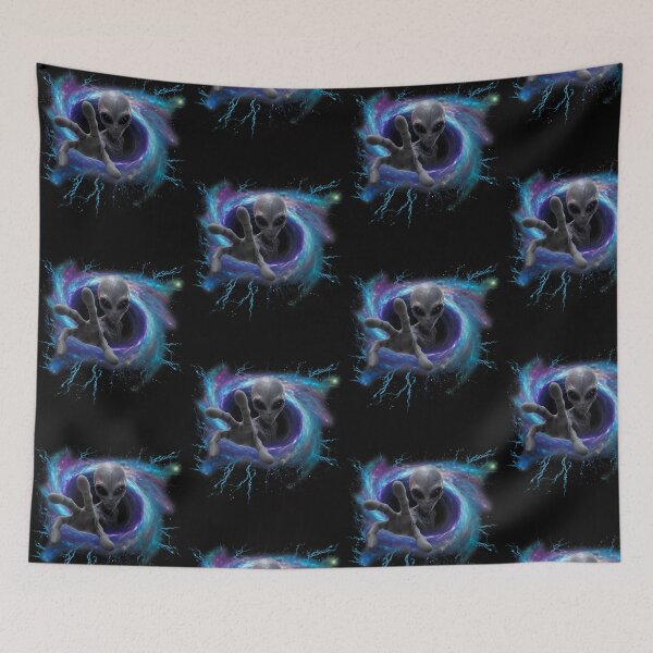 Item preview, Alien Reaching From Black Hole Cosmic Portal Sci Fi Galaxy designed and sold by Mind-Drift.