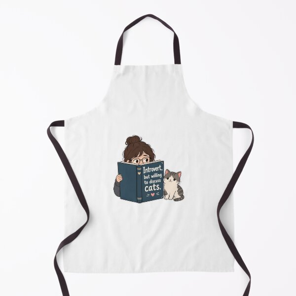 Item preview, Introvert But Willing To Discuss Cats designed and sold by Studio Cozy.