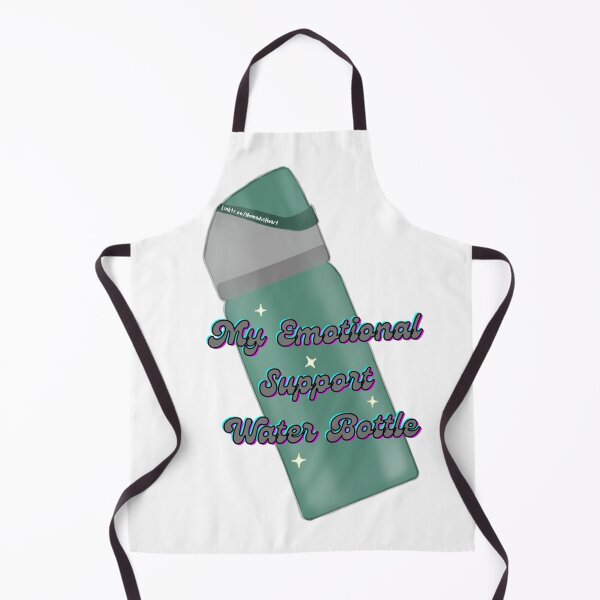 Item preview, My Emotional Support Water Bottle (Green) designed and sold by NomadicHeart.