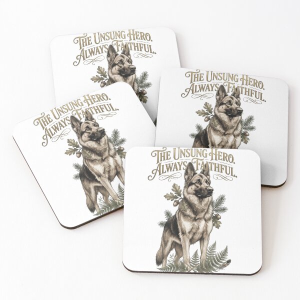 Item preview, German Shepherd Unsung Hero Faithful Dog Owner designed and sold by Sovereign Supply Co..