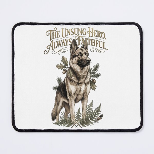 Item preview, German Shepherd Unsung Hero Faithful Dog Owner designed and sold by Sovereign Supply Co..