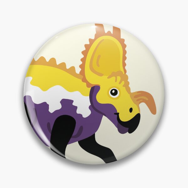 Item preview, PRIDE Einiosaurus Dinosaur - Non Binary (Enby) LGBTQ designed and sold by Victoria Barron.