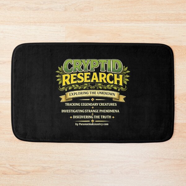 Item preview, Cryptid Research designed and sold by ParanormalCount.