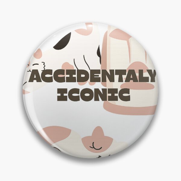 Item preview, Accidentally Iconic – Cute Cat Lover Aesthetic Design designed and sold by ravenRM.