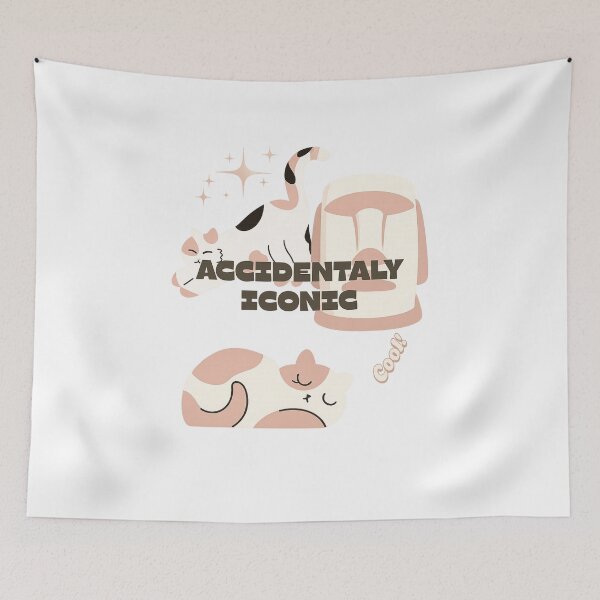 Item preview, Accidentally Iconic – Cute Cat Lover Aesthetic Design designed and sold by ravenRM.