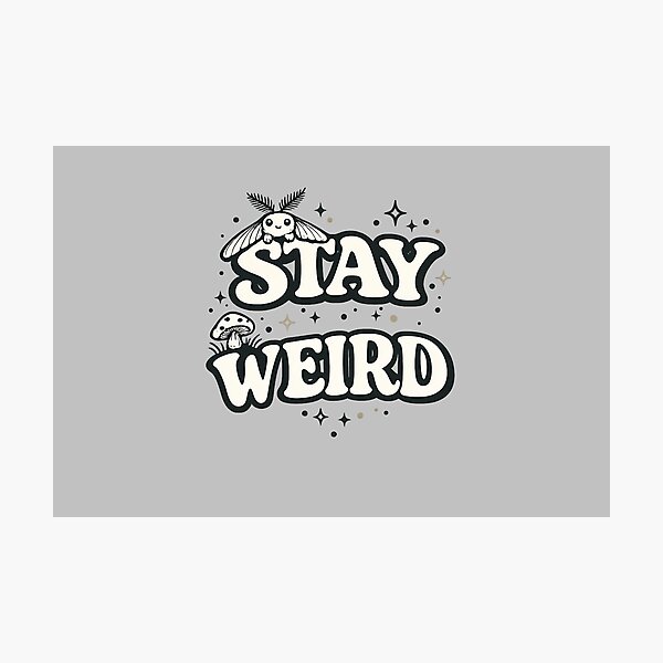 Item preview, Stay Weird Luna Moth Shirt Funny Witchy Gift Cottagecore Goblincore Tee Moth Lover Dark Academia Shirt designed and sold by Moonveil_Studio.