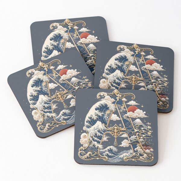 Item preview, Japanese Ukiyo-e Letter A Monogram designed and sold by JustResultsCo.