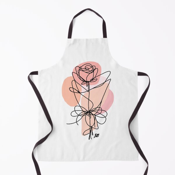 Item preview, The Rose Botanical Line Art Print designed and sold by Evil B Creative.