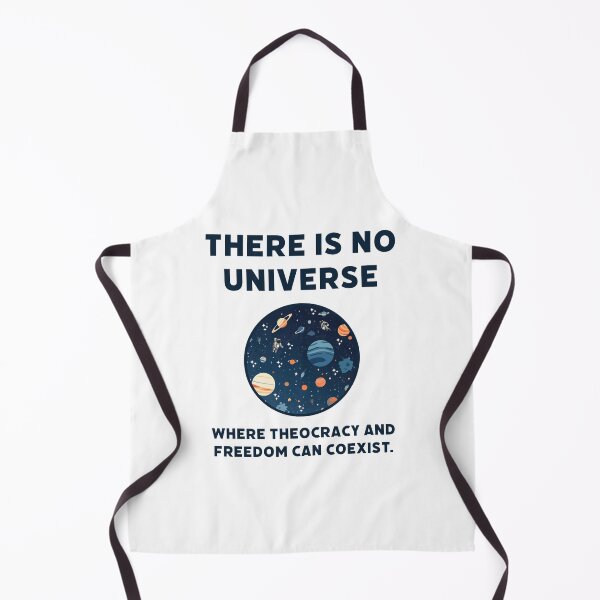 Item preview, There is no universe where theocracy and freedom can coexist. designed and sold by Rachel the Artist .