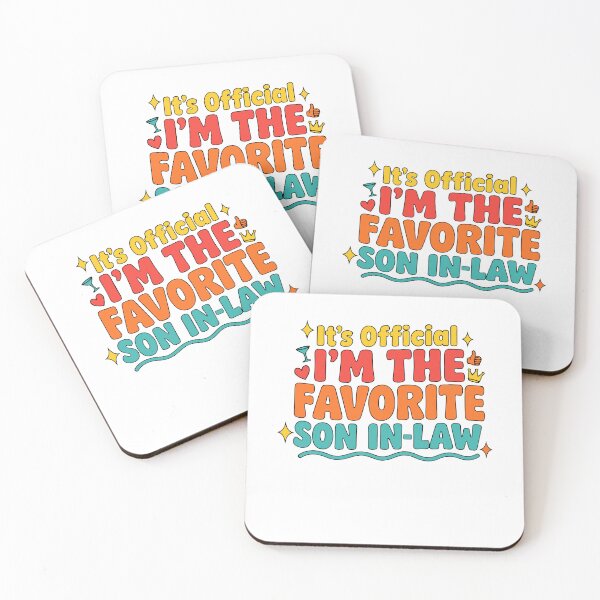 Item preview, It's Official I'm The Favorite Son In Law Funny Husband designed and sold by SuperFashion.