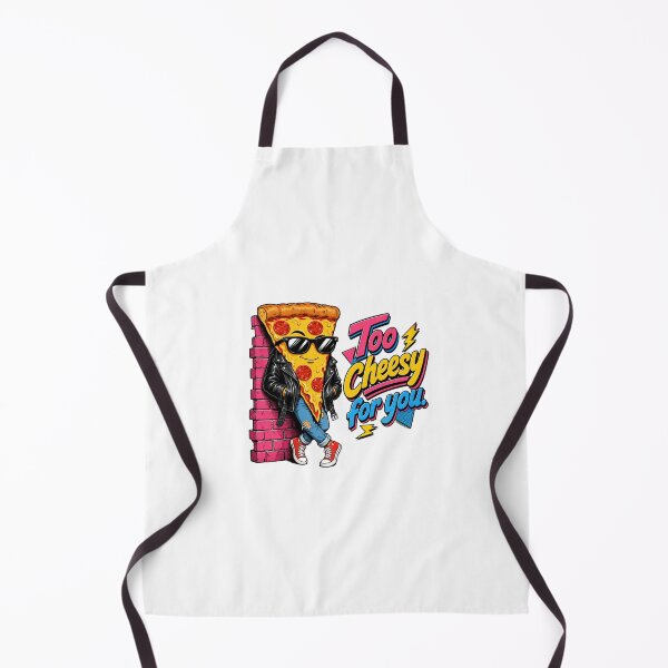 Item preview, Too Cheesy For You Funny Retro Pizza designed and sold by Sitthikon123.