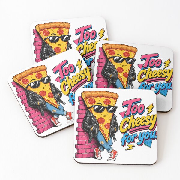 Item preview, Too Cheesy For You Funny Retro Pizza designed and sold by Studio Cozy.