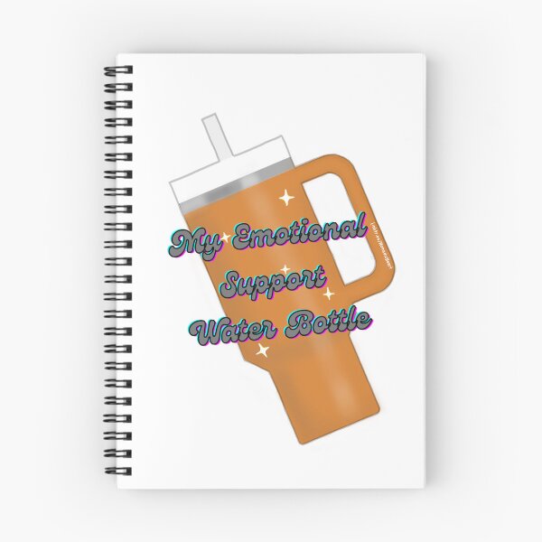 Item preview, My Emotional Support Water Bottle (Orange) designed and sold by NomadicHeart.