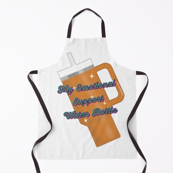 Item preview, My Emotional Support Water Bottle (Orange) designed and sold by NomadicHeart.