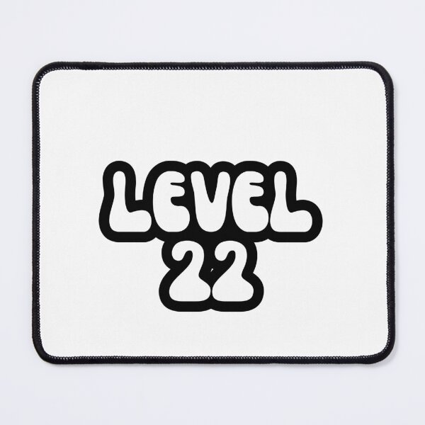 Item preview, Level 22 Gaming Typography Design designed and sold by variant designer.