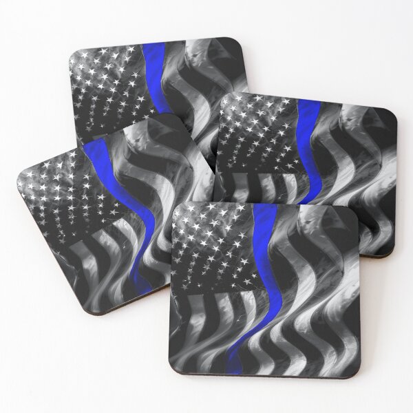 Item preview, Thin Blue Line American Flag Police Support Law Enforcement Design designed and sold by artistwill.
