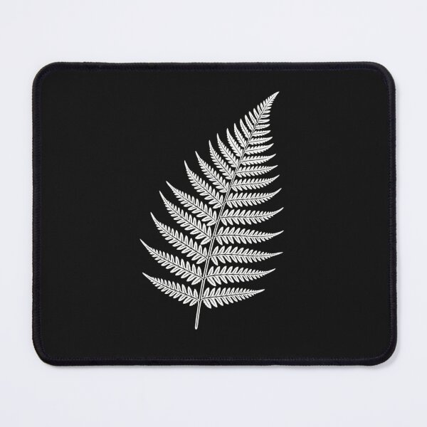 Item preview, Minimalist Silver Fern Botanical Leaf Sketch designed and sold by GiggleInkTees.
