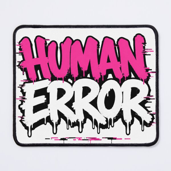Item preview, Human Error Glitch Typography Statement designed and sold by the-dovlat.