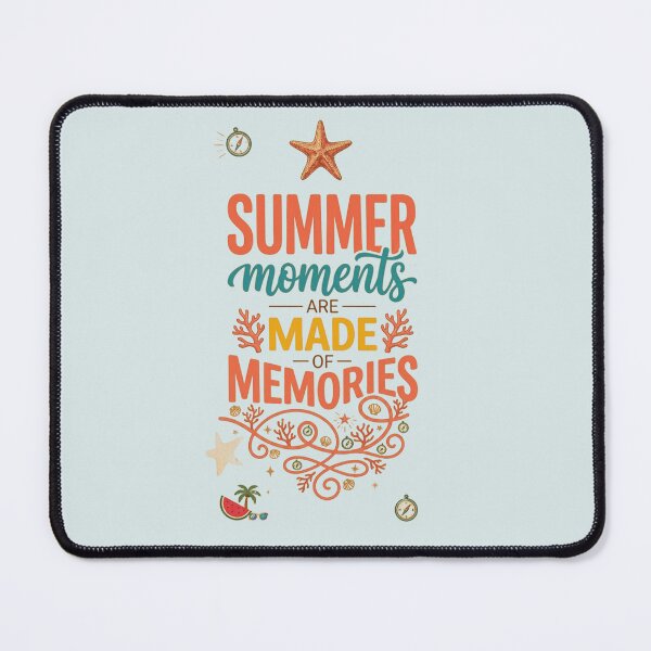 Item preview, Summer Moments Are Made Of Memories - Retro Beach Typography Design designed and sold by zakman02.
