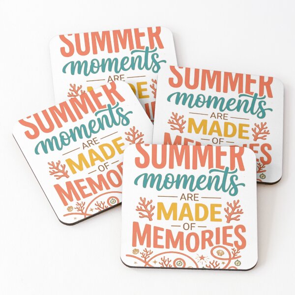 Item preview, Summer Moments Are Made Of Memories - Retro Beach Typography Design designed and sold by zakman02.