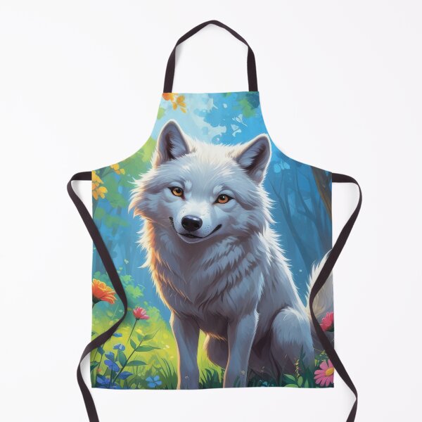 Item preview, Whimsical Arctic Fox in Enchanted Forest designed and sold by Nick Seidel.