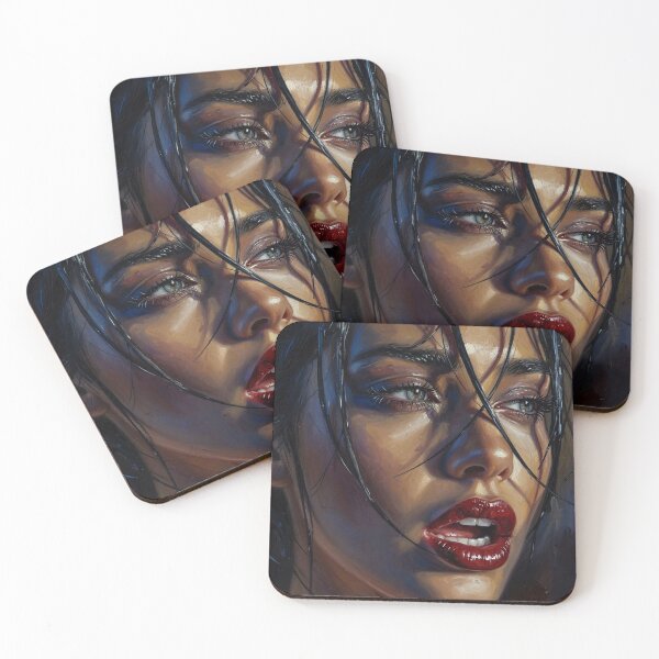 Item preview, Ecstatic Beauty Portrait Oil Painting Style  designed and sold by Davidaccio Collection .