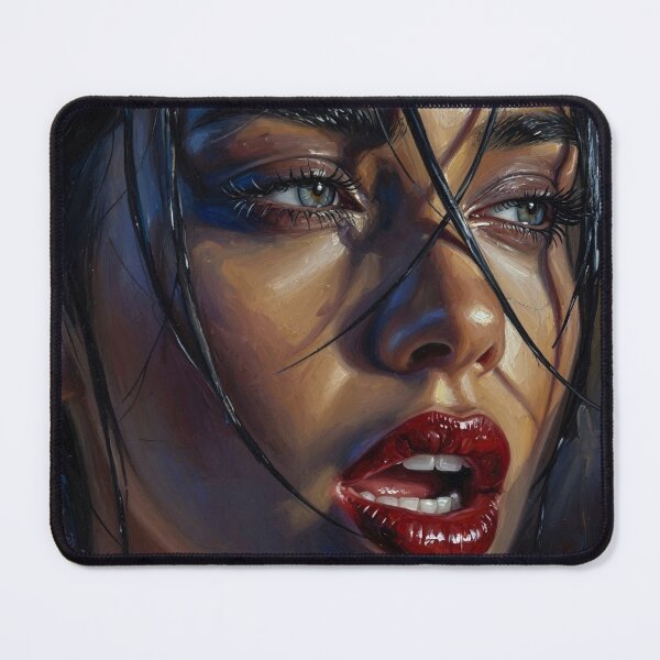 Item preview, Ecstatic Beauty Portrait Oil Painting Style designed and sold by Davidaccio Collection .