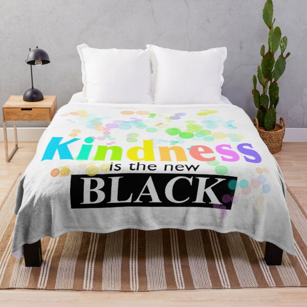 Item preview, Kindness Is The New Black designed and sold by Fun In The Sun .