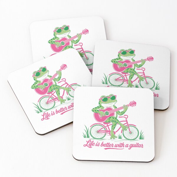 Item preview, Frog Guitar Bike Life designed and sold by Betsytiptoe.