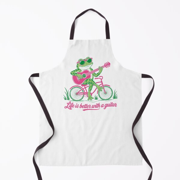 Item preview, Frog Guitar Bike Life designed and sold by Betsytiptoe.
