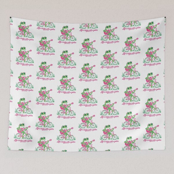 Item preview, Frog Guitar Bike Life designed and sold by Betsytiptoe.