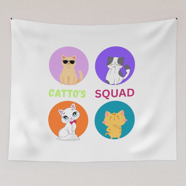 Item preview, cattos squad  designed and sold by mgrdesign1.