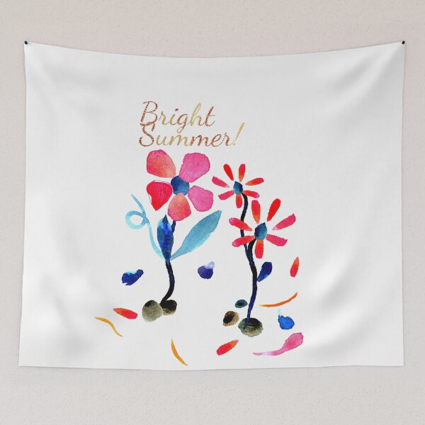 Item preview, Bright Summer!  Expressive Floral Art T-Shirt designed and sold by altastudio.