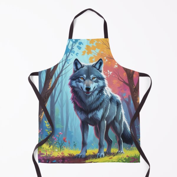 Item preview, Vibrant Forest Wolf Art designed and sold by Nick Seidel.