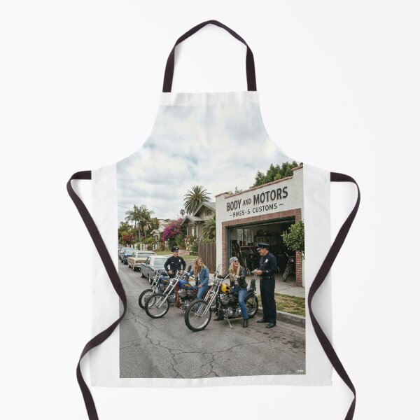 Item preview, biker girls and police in california 1969 designed and sold by VERYOLDROAD BY AXTON BROWNING .