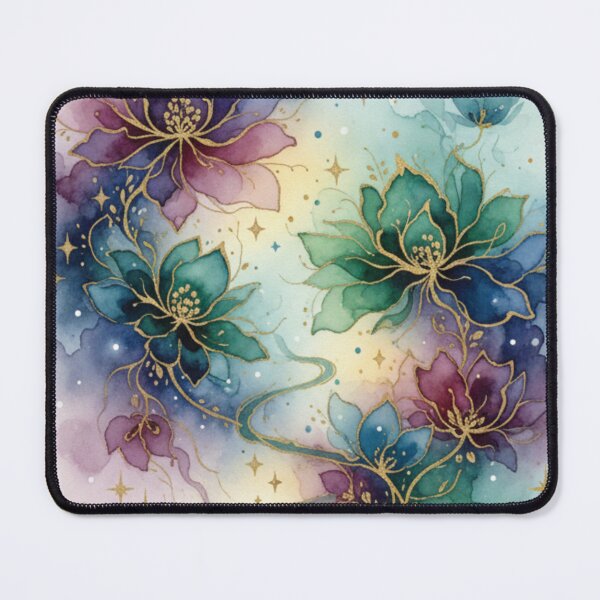 Item preview, Astral Lotus Reverie – Enchanted Watercolor Celestial Floral Illustration designed and sold by Oonward2021.