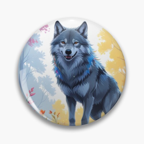 Item preview, Majestic Wolf in Enchanted Forest Art designed and sold by Nick Seidel.