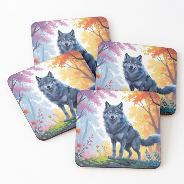Item preview, Majestic Wolf in Enchanted Forest Art designed and sold by Nick Seidel.
