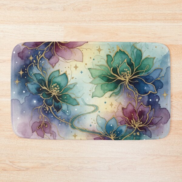Item preview, Astral Lotus Reverie – Enchanted Watercolor Celestial Floral Illustration designed and sold by Dream Bloom Gallery.