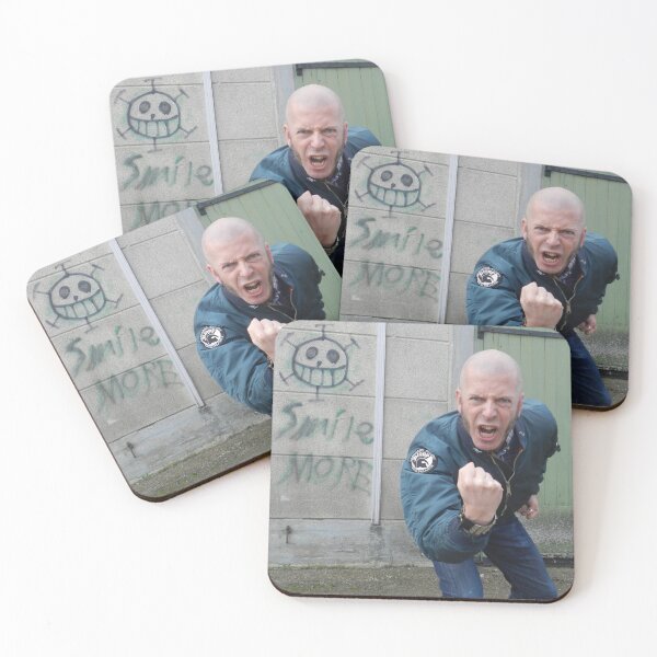 Item preview, Skinhead Thomaz SMILE MORE designed and sold by Månskuggan.