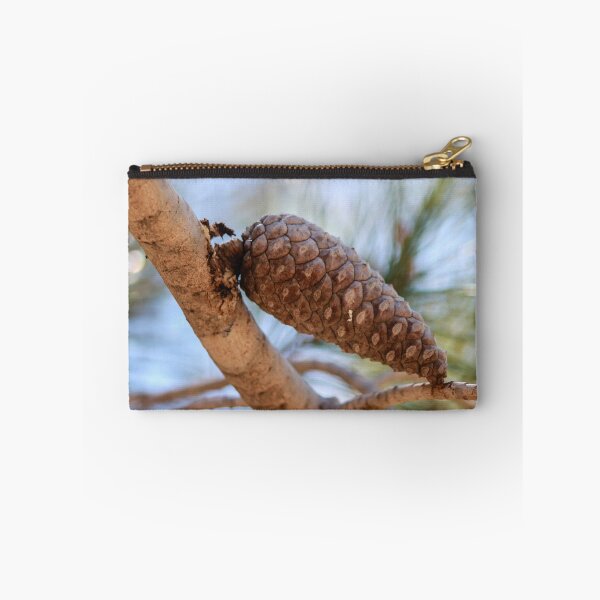 Item preview, Close-Up Pine Cone On Branch With Soft Focus Pine Needles And Natural Outdoor Lighting designed and sold by Nmallia.