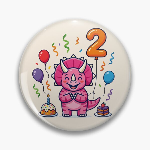 Item preview, Two Ceratops pink triceratops 2nd birthday boy dino gift toddler designed and sold by Tronstell.