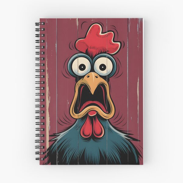 Item preview, Crazy shocked rooster. designed and sold by MyHappyArtShop.