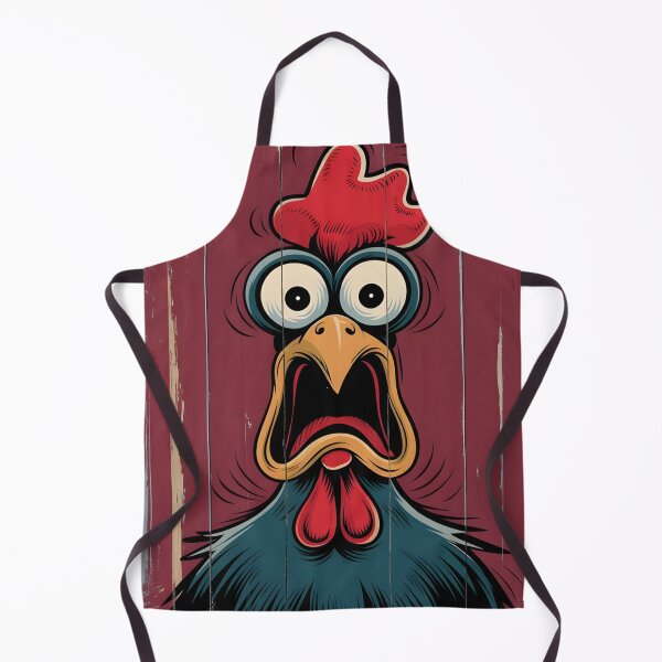 Item preview, Crazy shocked rooster. designed and sold by MyHappyArtShop.