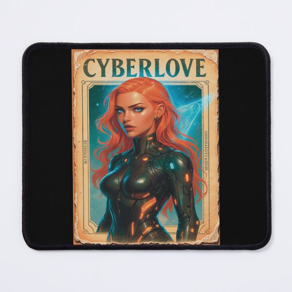 Item preview, ⚡ Cyberlove – Electra Bond | Retro Futuristic Poster ✦ designed and sold by ROYFOREVER by Yasemin .