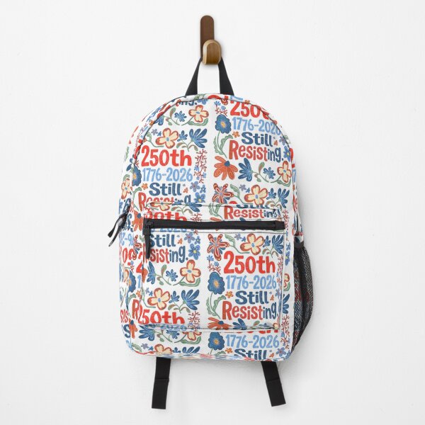 Item preview, 250th 1776-2026 Still Resisting Patriotic Boho Floral Feminist designed and sold by PixlCrypt.